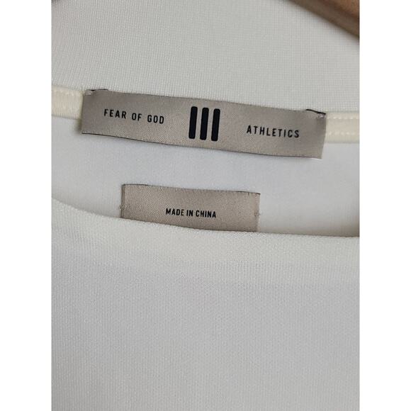 Fear of God Adidas Goalie Jersey Cream/BlackSize Large - Picture 13 of 14